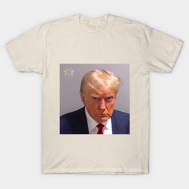 Trump 2023 Mugshot Georgia T-Shirt by ChevDesign